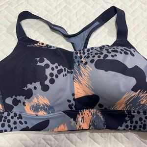 Under Armour Breathelux Print Sports Bra - High Impact (For Women)